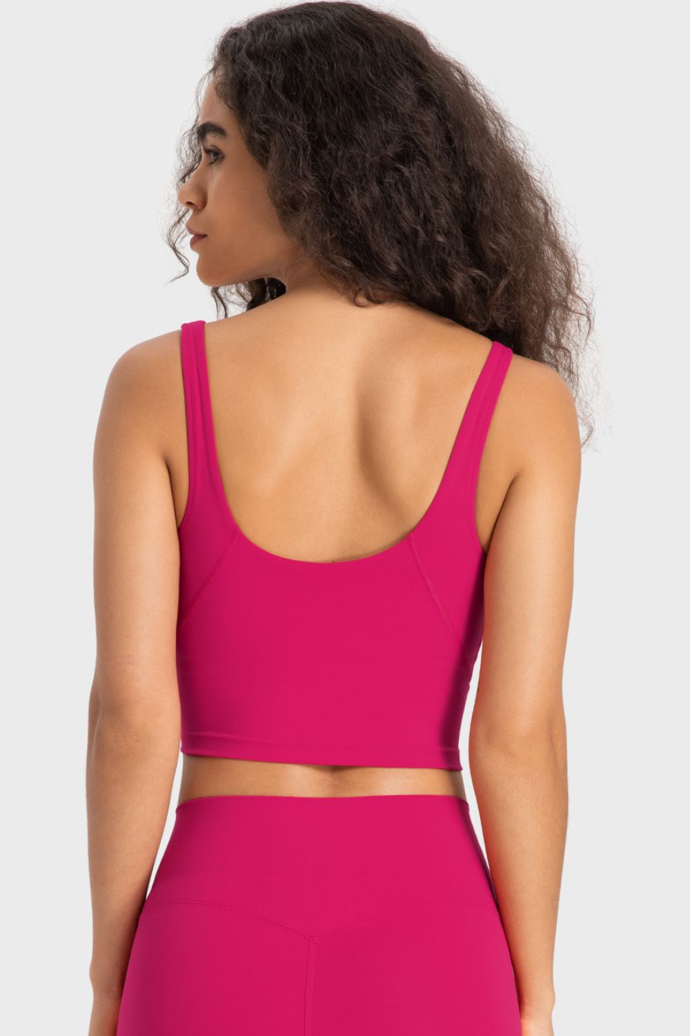 Millennia Deep V-Neck Crop Sports Bra