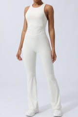 Crisscross Wide Strap Sleeveless Jumpsuit